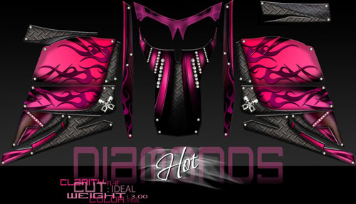 HOTdiamondsMXZ/STAMPS/MXZ pink HOT DIAMONDS