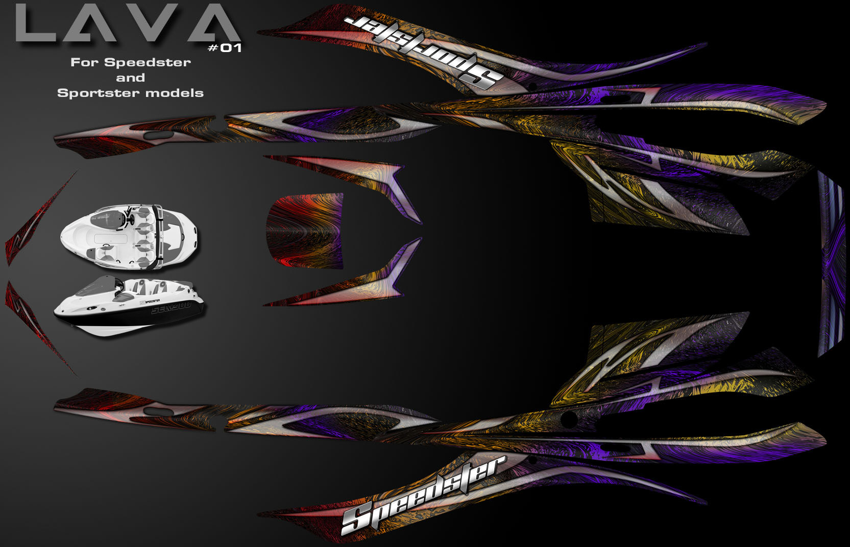 speedster boat graphics 1