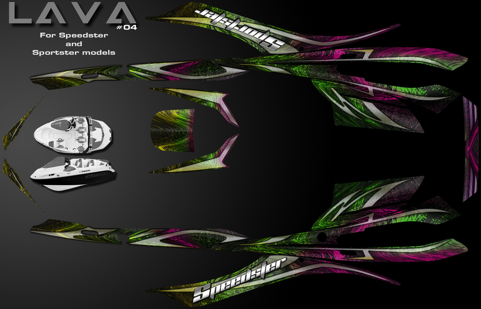 speedster boat graphics 4