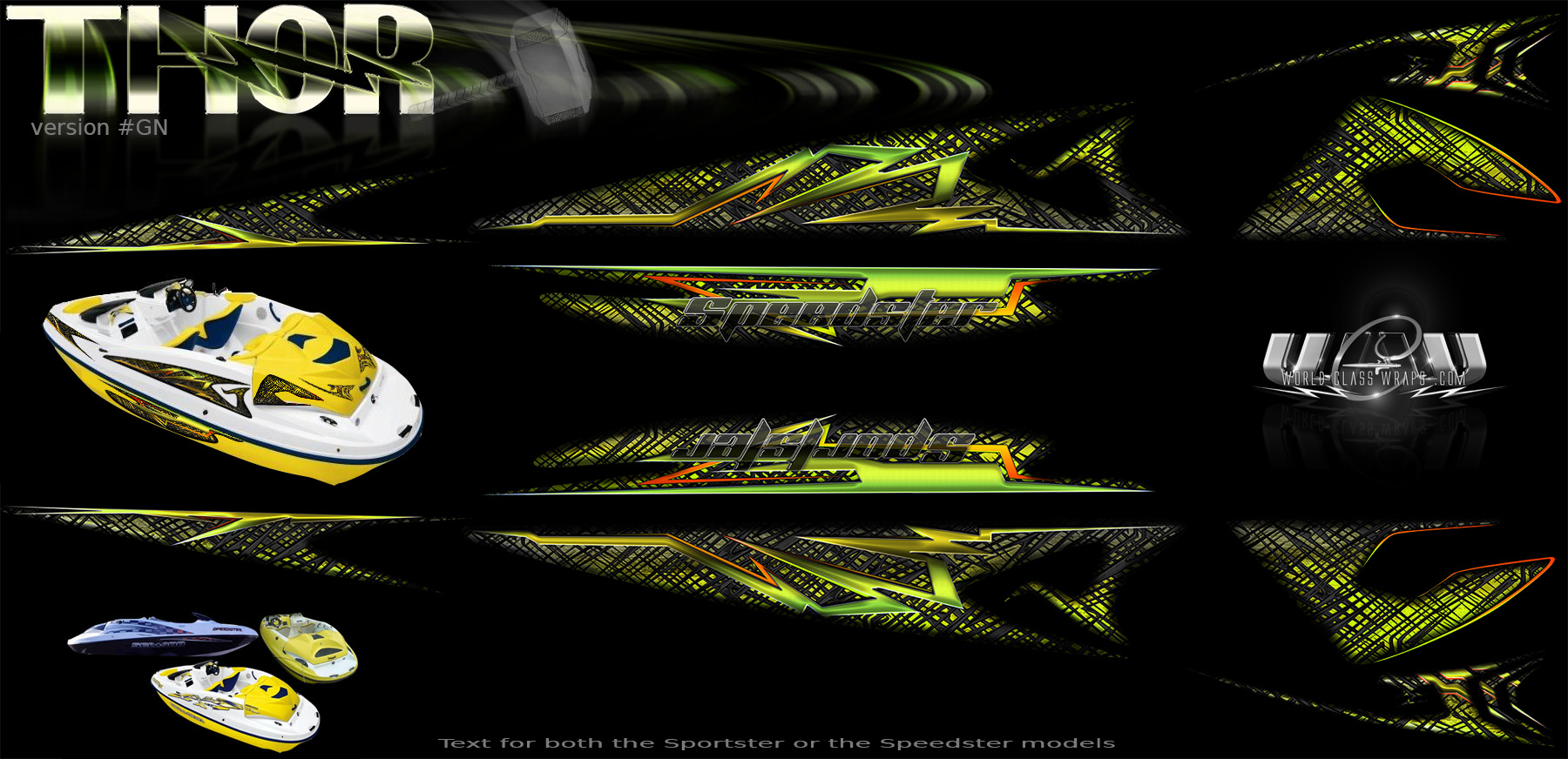 seadoo boat graphics Thor GN