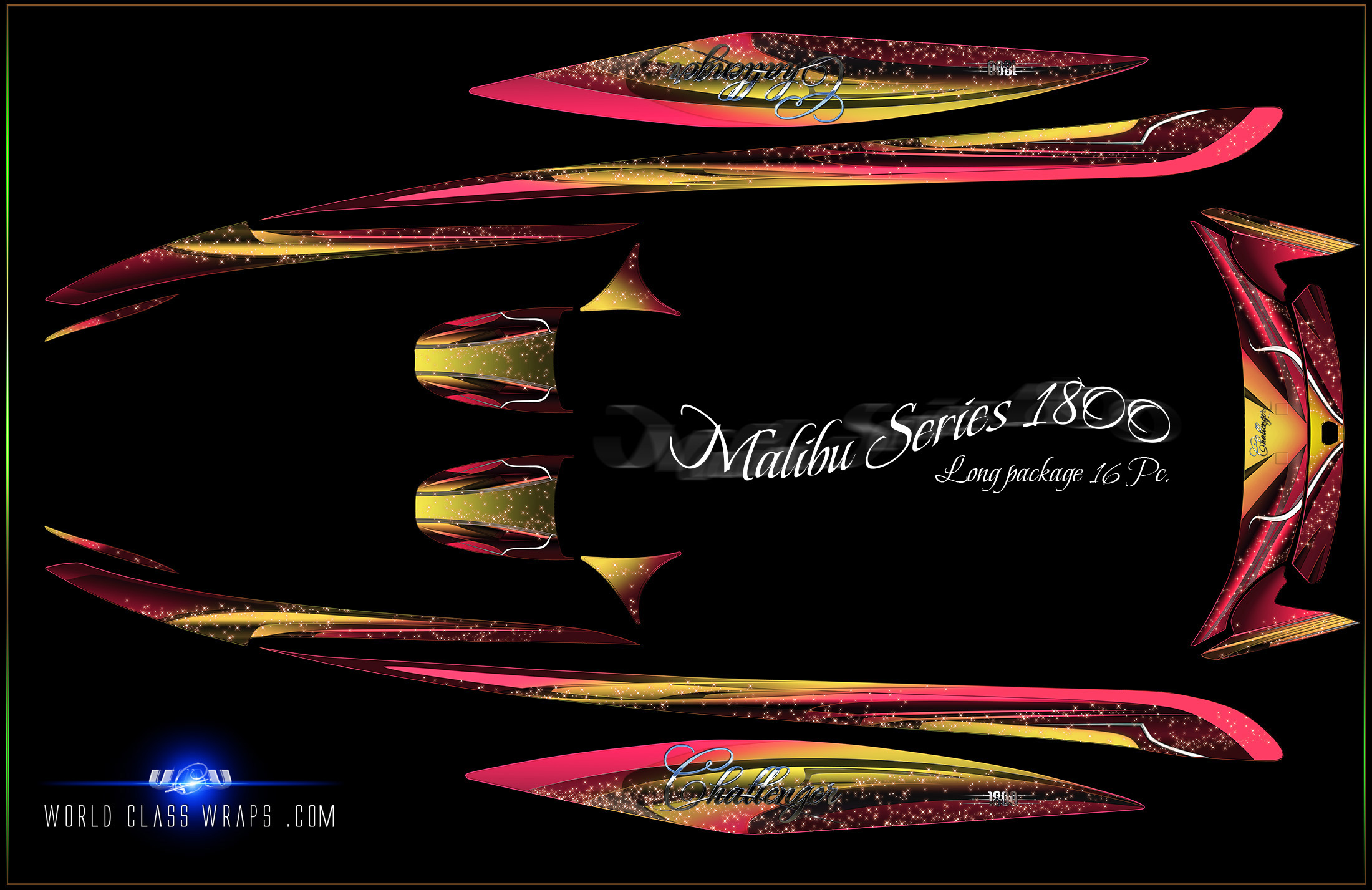 malibu stardust challenger 1800 boat graphics