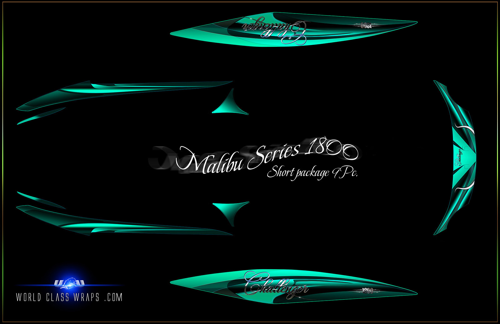 malibu challenger 1800 boat graphics