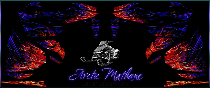 Arctic cat methane sled wrap