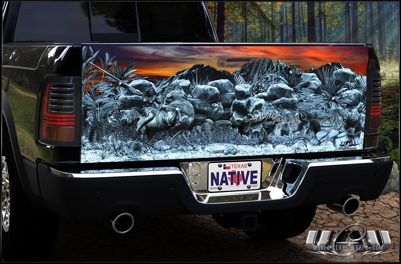 native hunter tailgate graphic 2