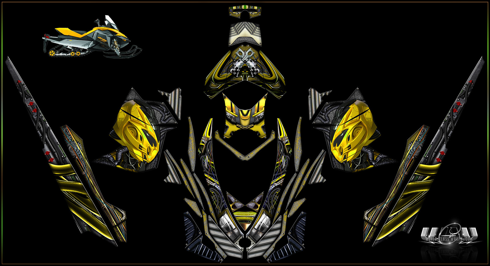 skidoo mxz transformers wrap