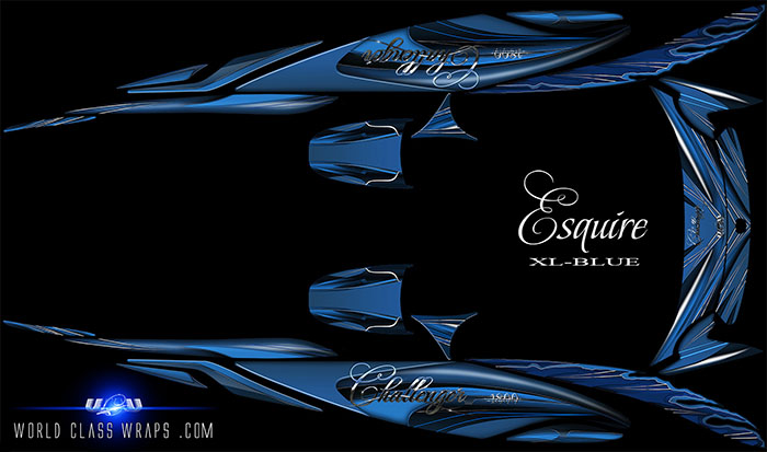 ESQUIRE-XL-SEADOO-CHALLENGER-BOAT-GRAPHICS-BLUE