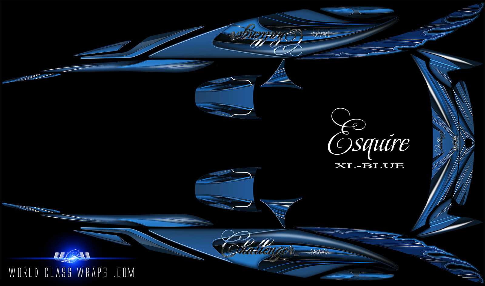 seadoo XL Esquire challenger jet boat graphics