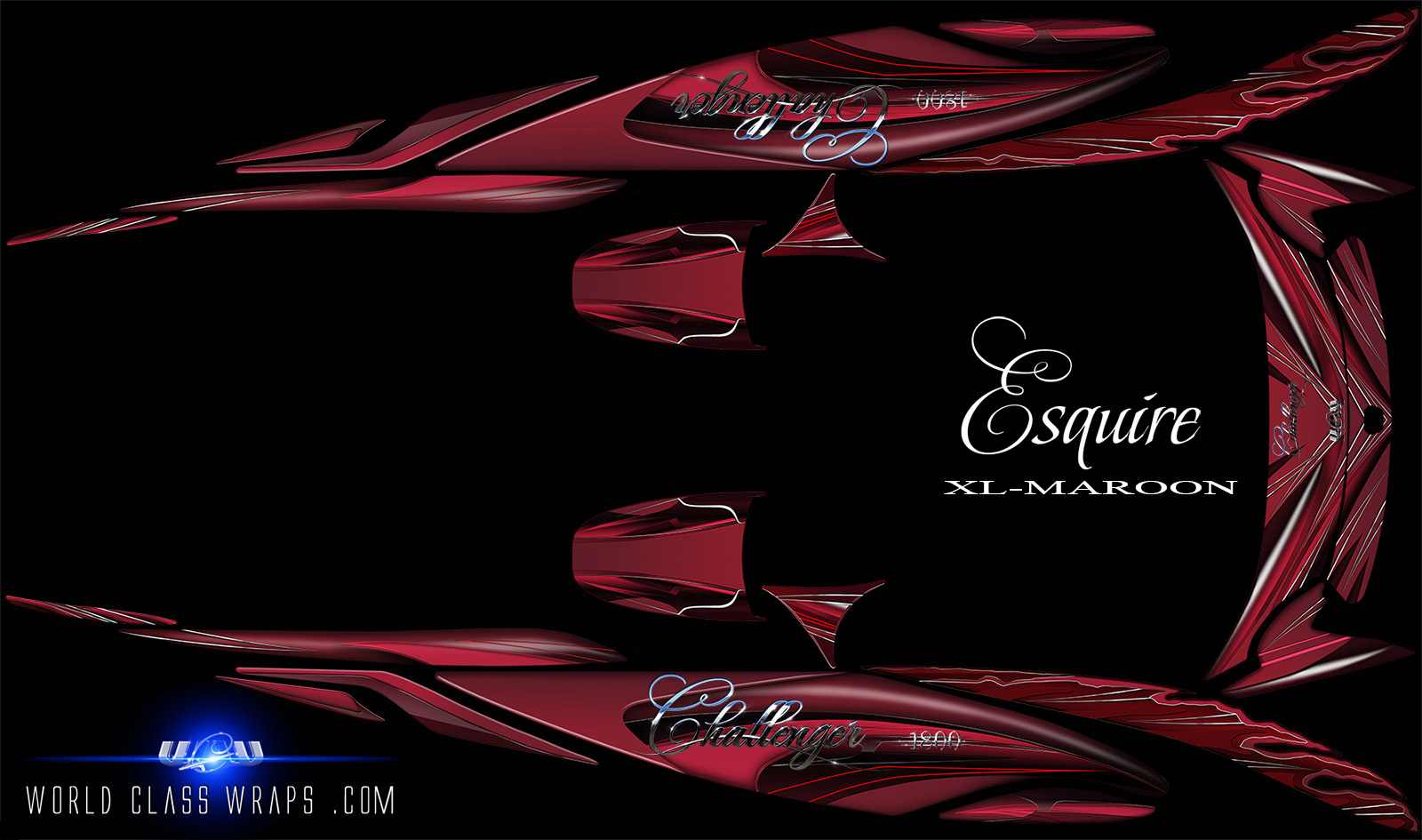 seadoo XL Esquire challenger jet boat graphics