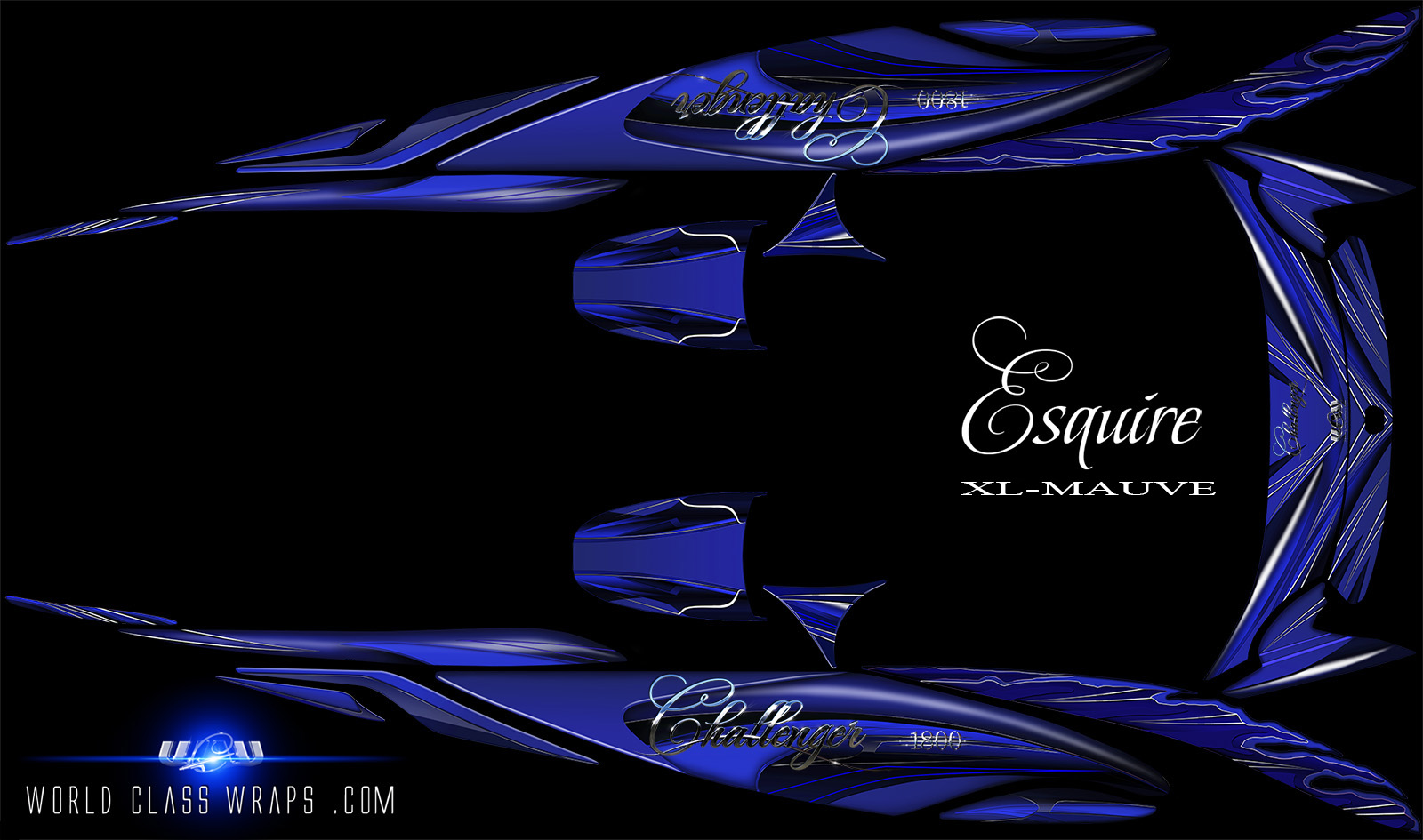 seadoo XL Esquire challenger jet boat graphics