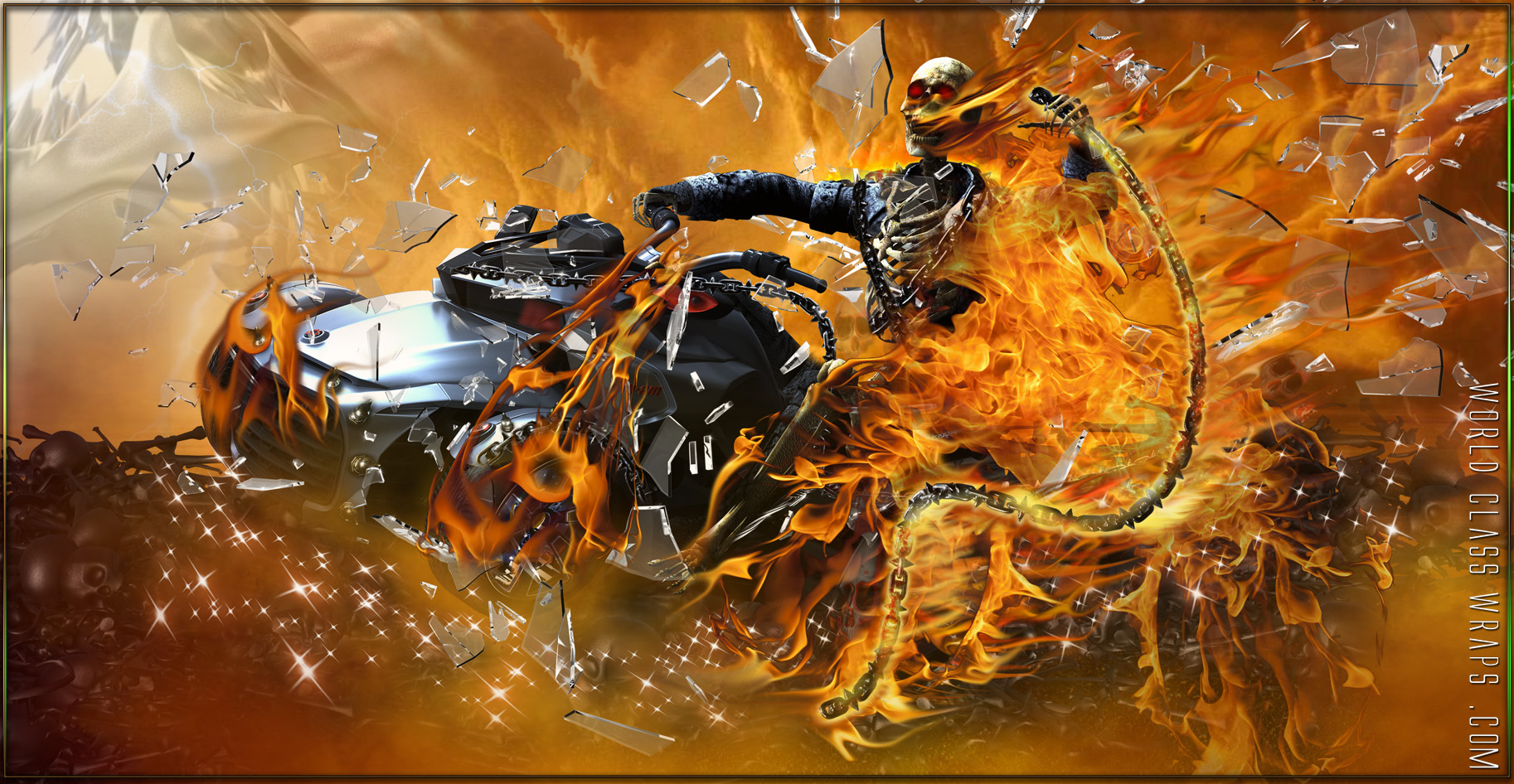 ghost rider spyder wrap image 1