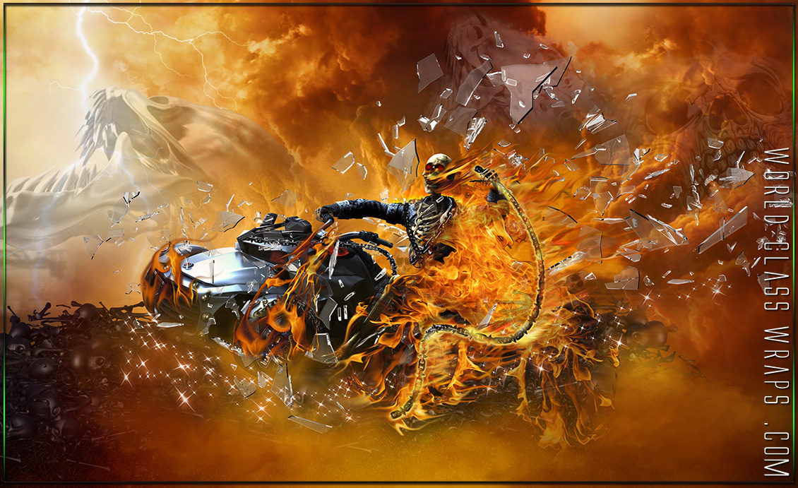 ghost rider spyder wrap image 3