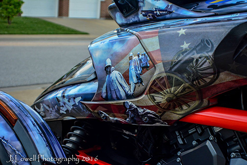 POW MIA F3 SPYDER CLOSE-UP