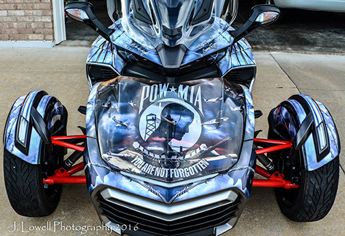 SPYDER F3 POW MIA GRAPHICS