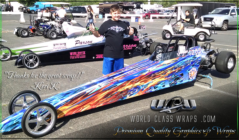 MOXYFLINT JUNIOR DRAGSTER GRAPHICS WRAP