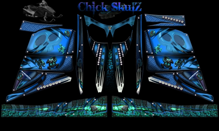 CHICK-SKULLS-BLUE