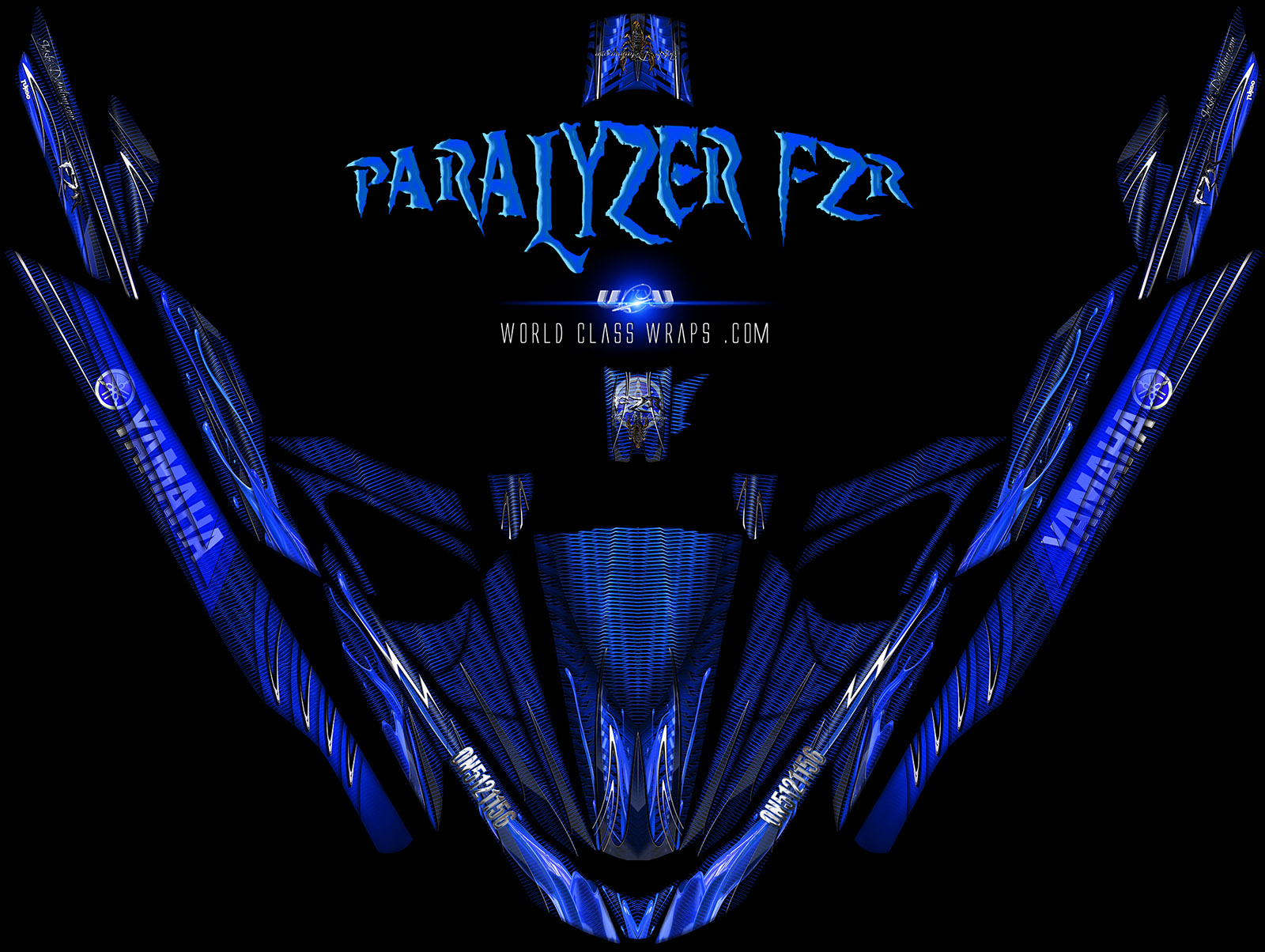 yamaha fzr fzs paralyzer graphics wrap