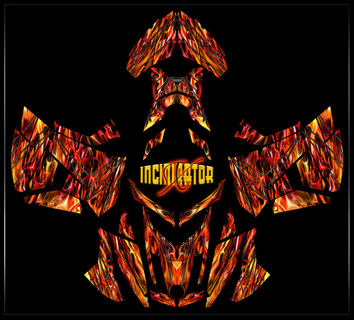 Incinirator TX version graphics for skidoo