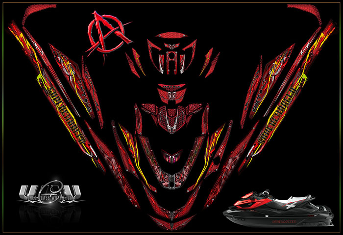 Anarchy RXT aS and iS seadoo graphics