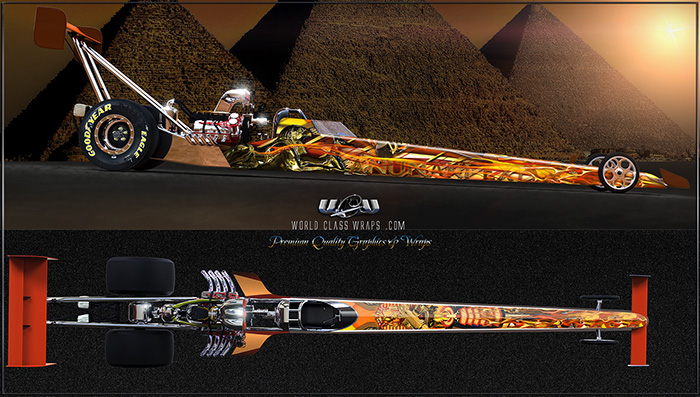 ANUNAKI EXPRESS DRAGSTER GRAPHICS