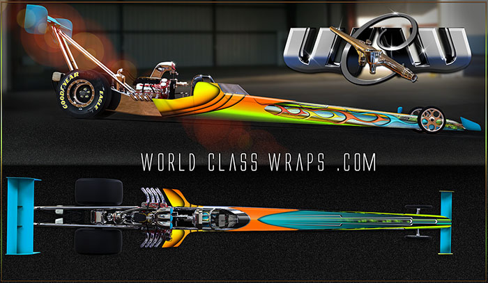 circuit circus dragster graphic wrap