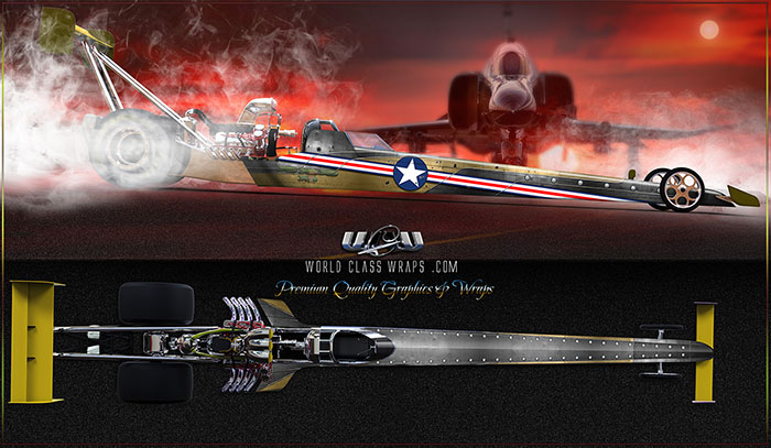 Dragster-Wrap-F-4-PHANTOM-PILOT-GOLD