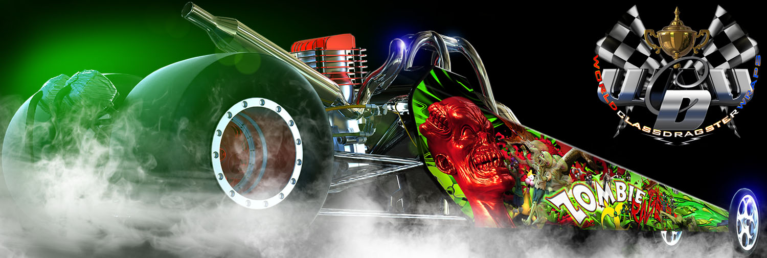 Zombie Rage junior dragster wrap xl image
