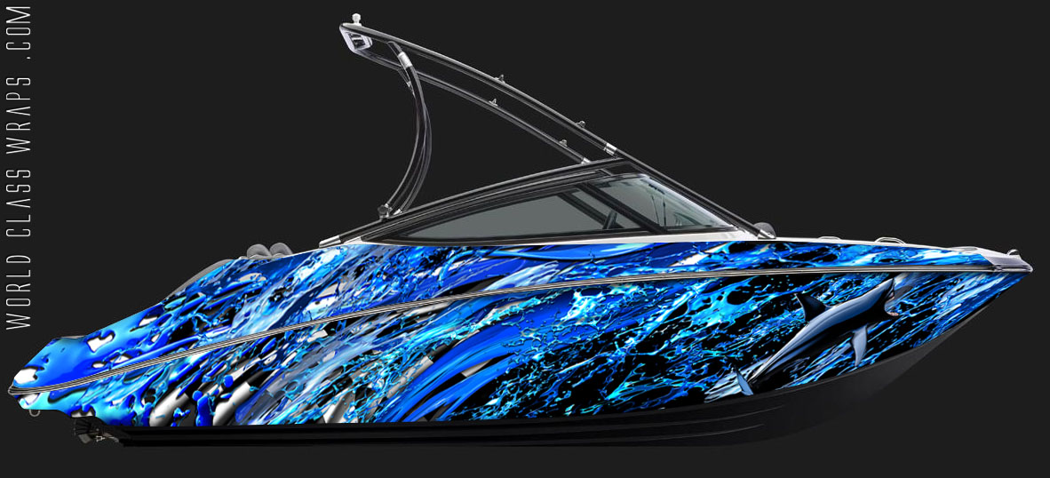 SPLASH yamaha boat wrap