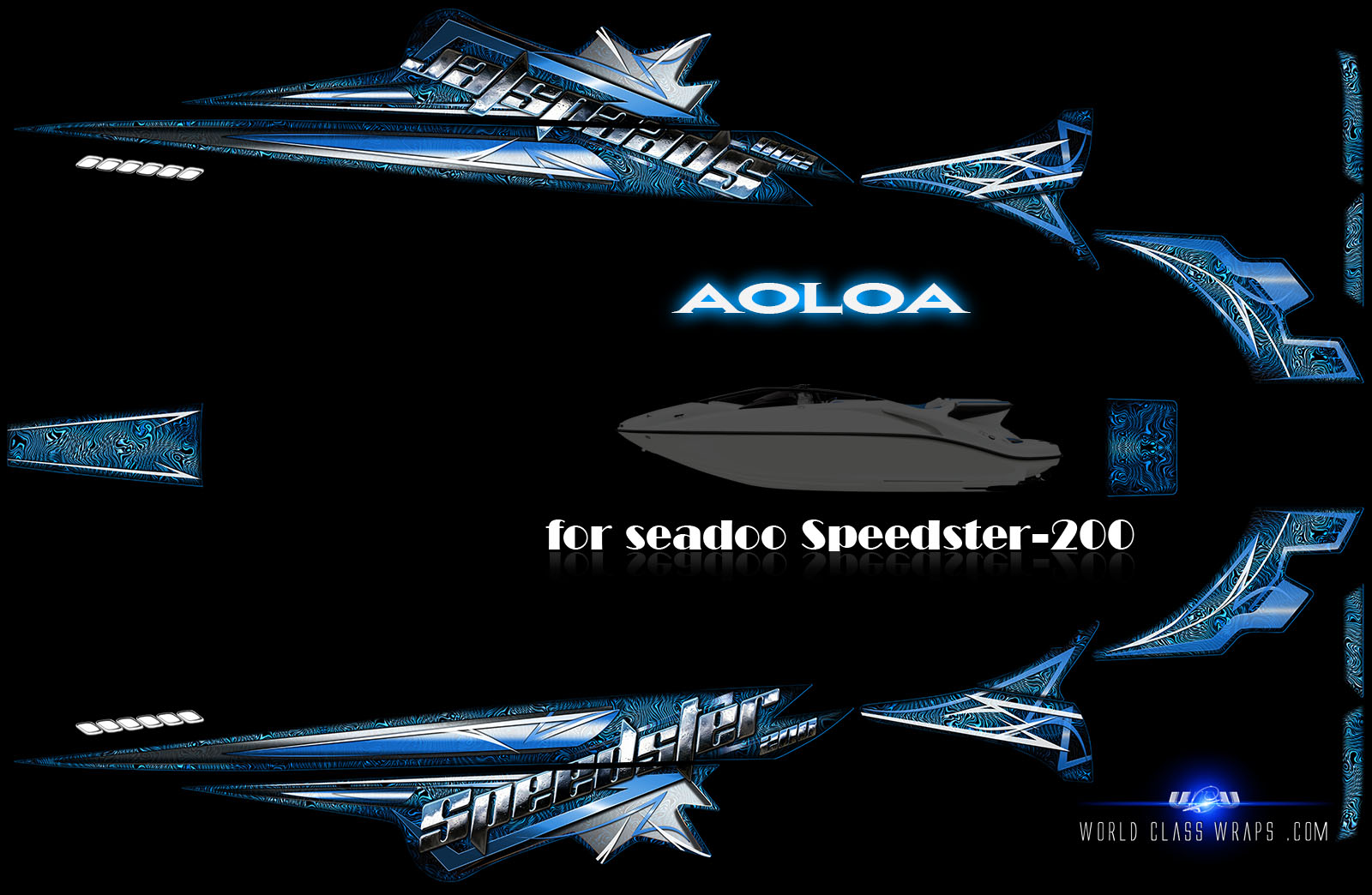 AOLOA SEADOO SPEEDSTER 200 BOAT WRAP