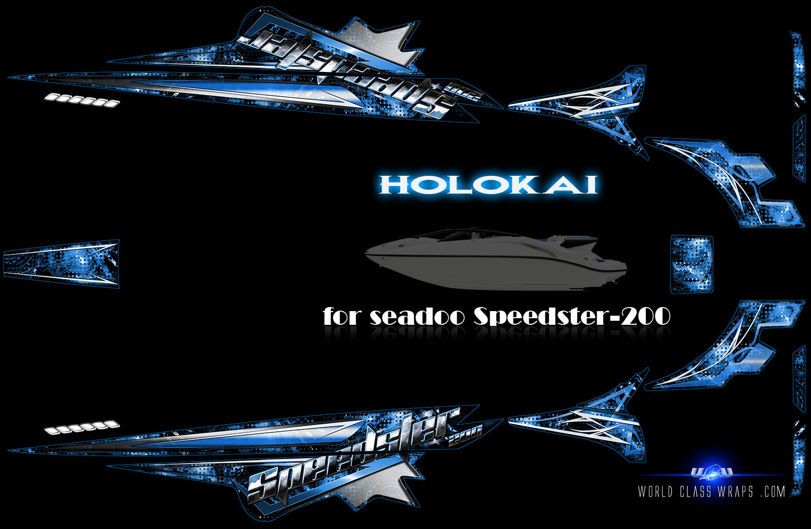 HOLOKAI SEADOO SPEEDSTER 200 BOAT WRAP