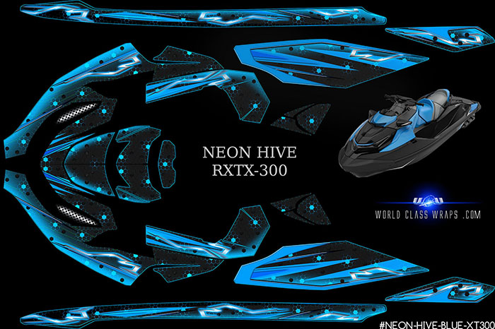 NEON-HIVE BLUE