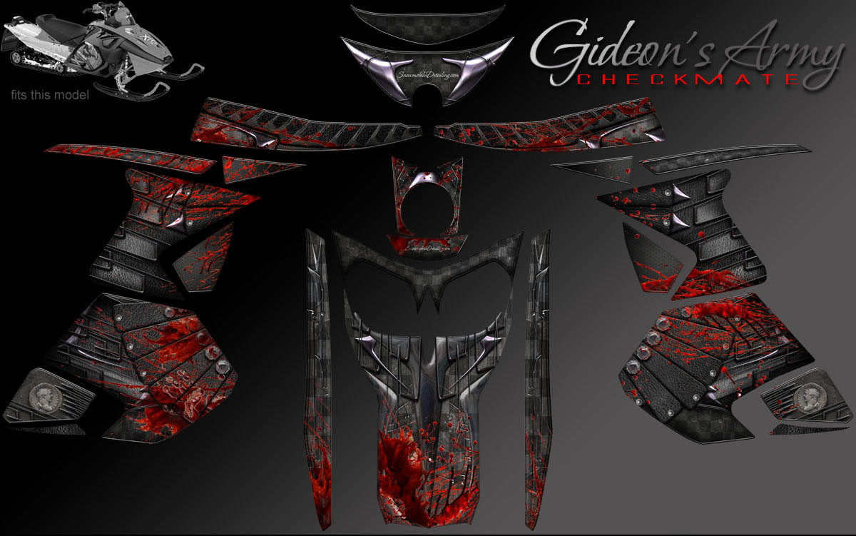 Gideon's Army Checkmate skidoo wrap