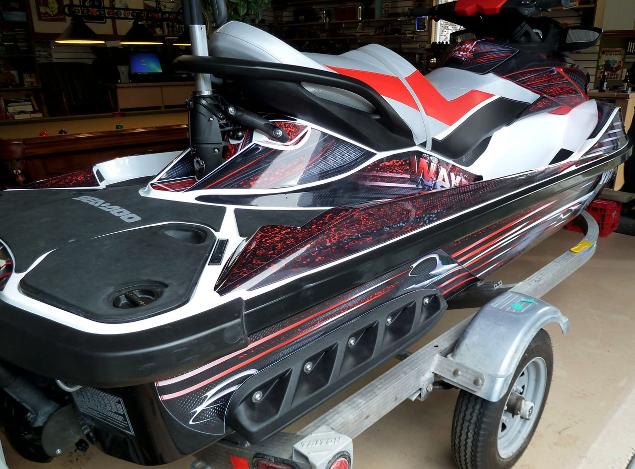 jet ski graphics wake