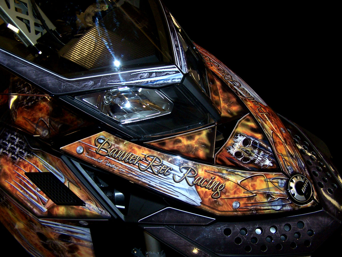 CUSTOM SKIDOO XP SNOWMOBILE GRAPHIC