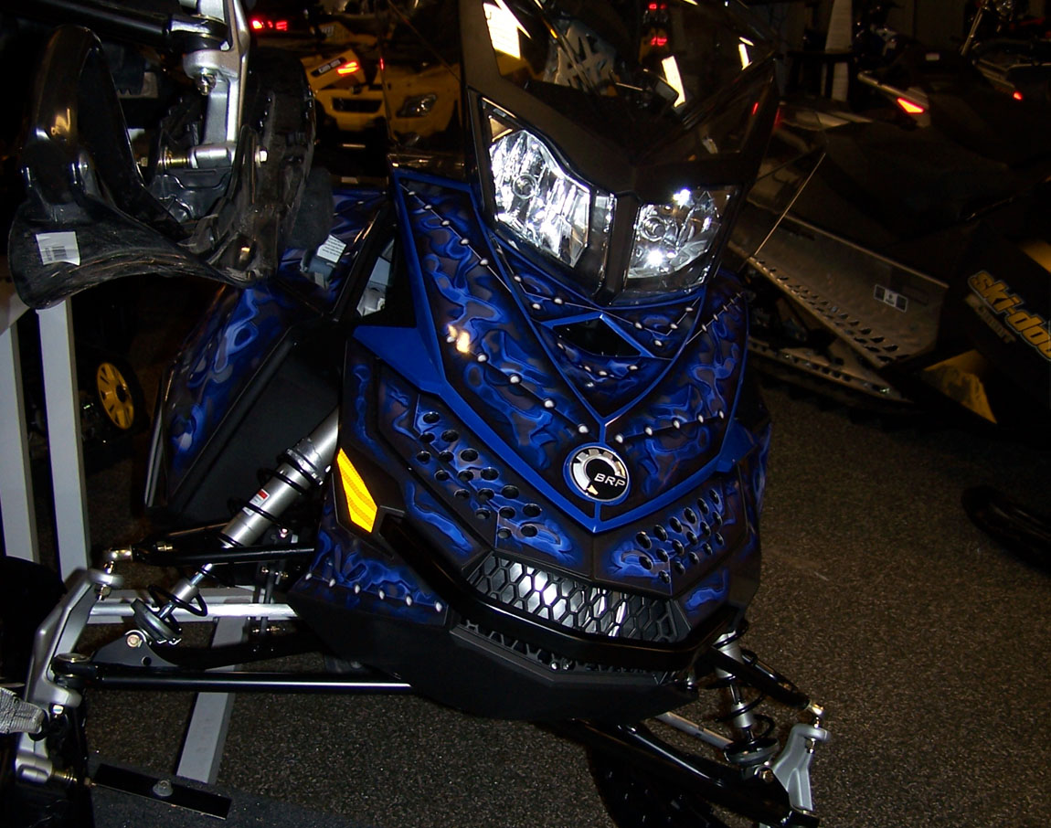 camo skidoo blue wrap