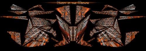 ARCTIC CAT GHOST IN THE MACHINE ORANGE GRAPHICS