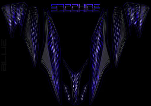 sapphire blue graphics yamaha apex