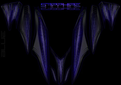 sapphire blue graphics yamaha apex