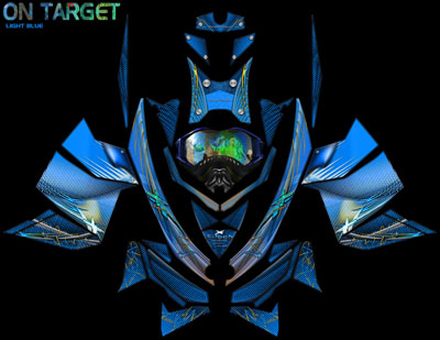 on target  blue