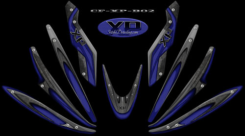 carbon fiber blue xp